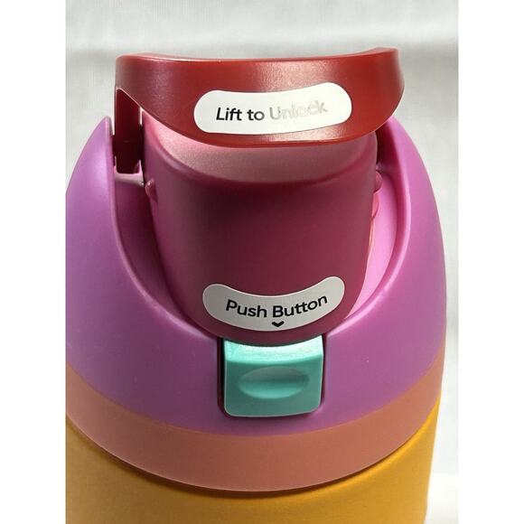 Owala Kids FreeSip Insulated Stainless Steel Water Bottle - 16 oz Tropical - Picture 2 of 9